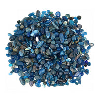 Thumbnail for 10 gm Mini APATITE Dark Blue Tumbled Stone Chips for Jewelry, Arts & Crafts #BA01