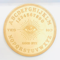 Thumbnail for Gold Coin with ’Good Day’ and Eye on 4’ Pendulum Board Alphabet + Eye - Wood Grid #K062