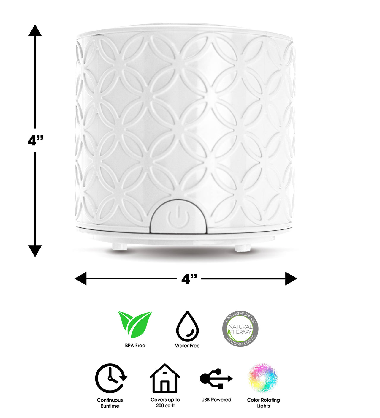 La Brisa White Essential Oil Diffuser #594