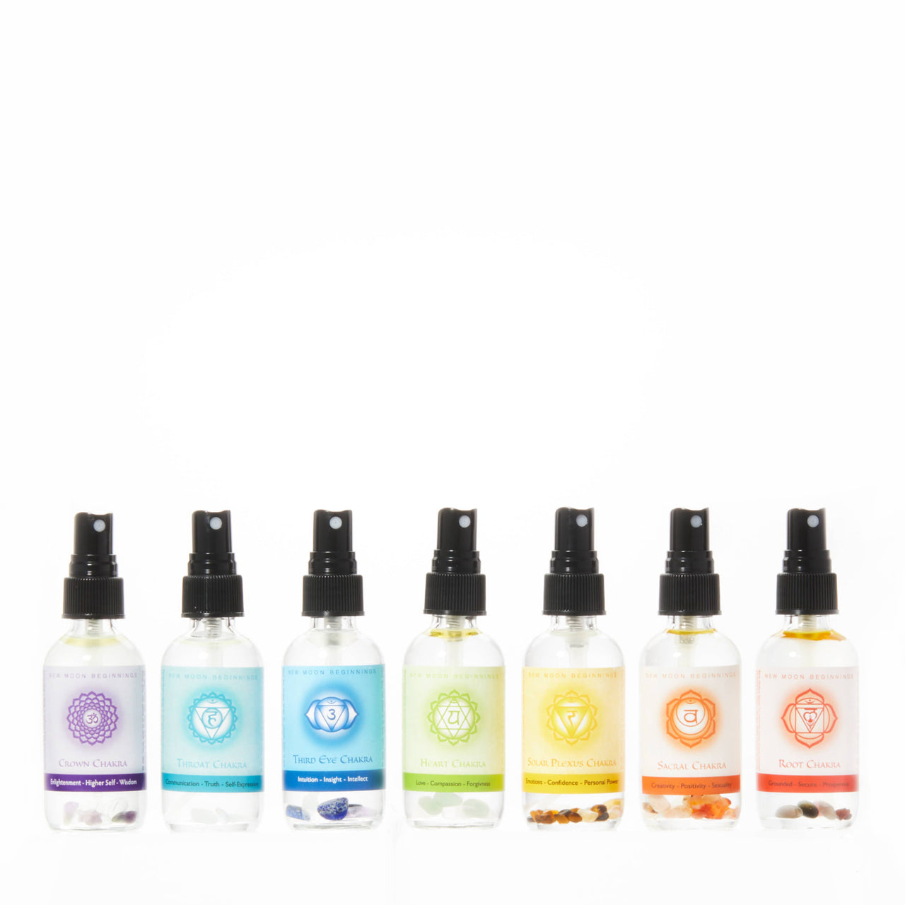 The Body Shop 7 Chakra Balancing Spray, Essential Oil & Crystal Perfume Collection #LV5491