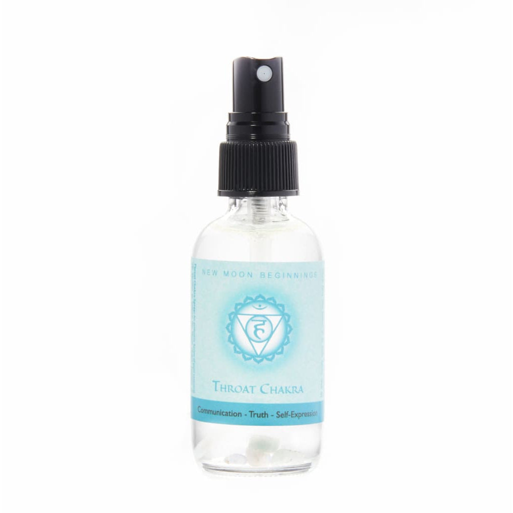 7 Chakra Balancing Spray, Essential Oil and Crystal Perfume #LV5491 on white background