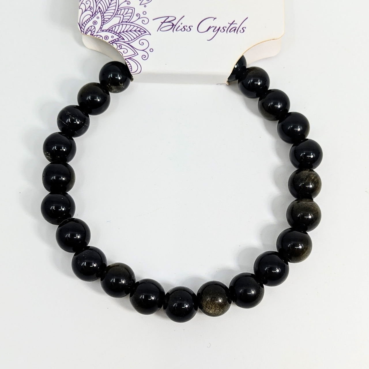 Goldsheen Obsidian Bracelet 8mm #LV4983