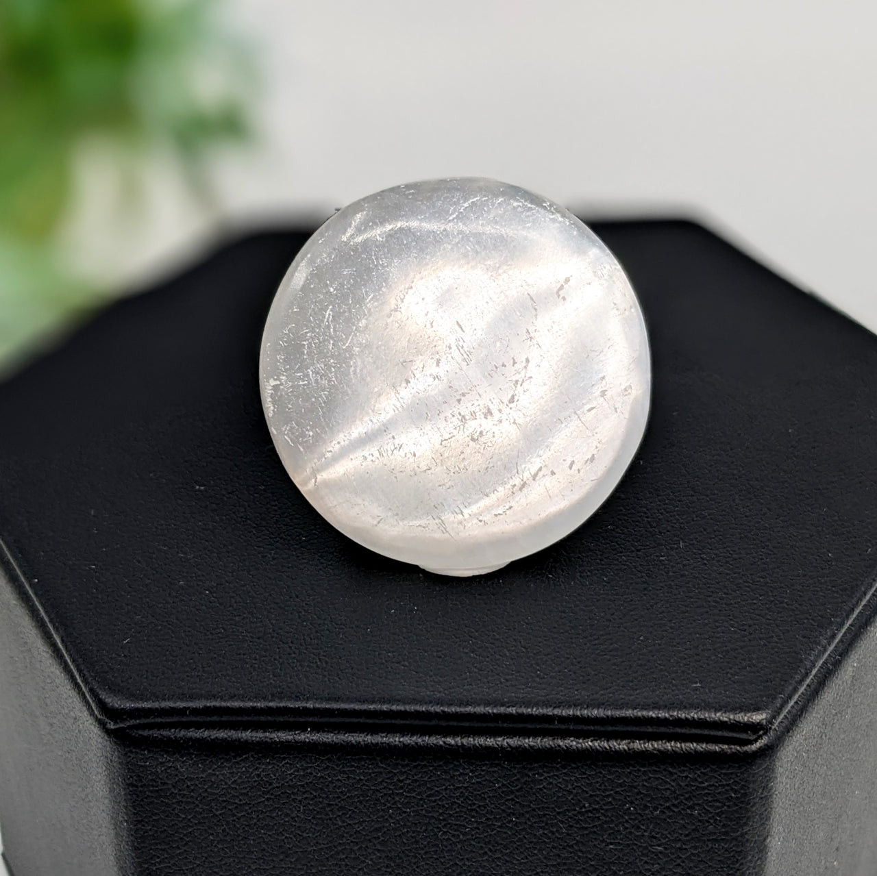 Selenite 1.3" Round Cabochon #LV5829