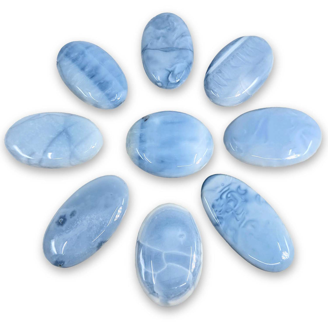 Blue Opal 1.38-1.79" Oval Cabochon #LV5839