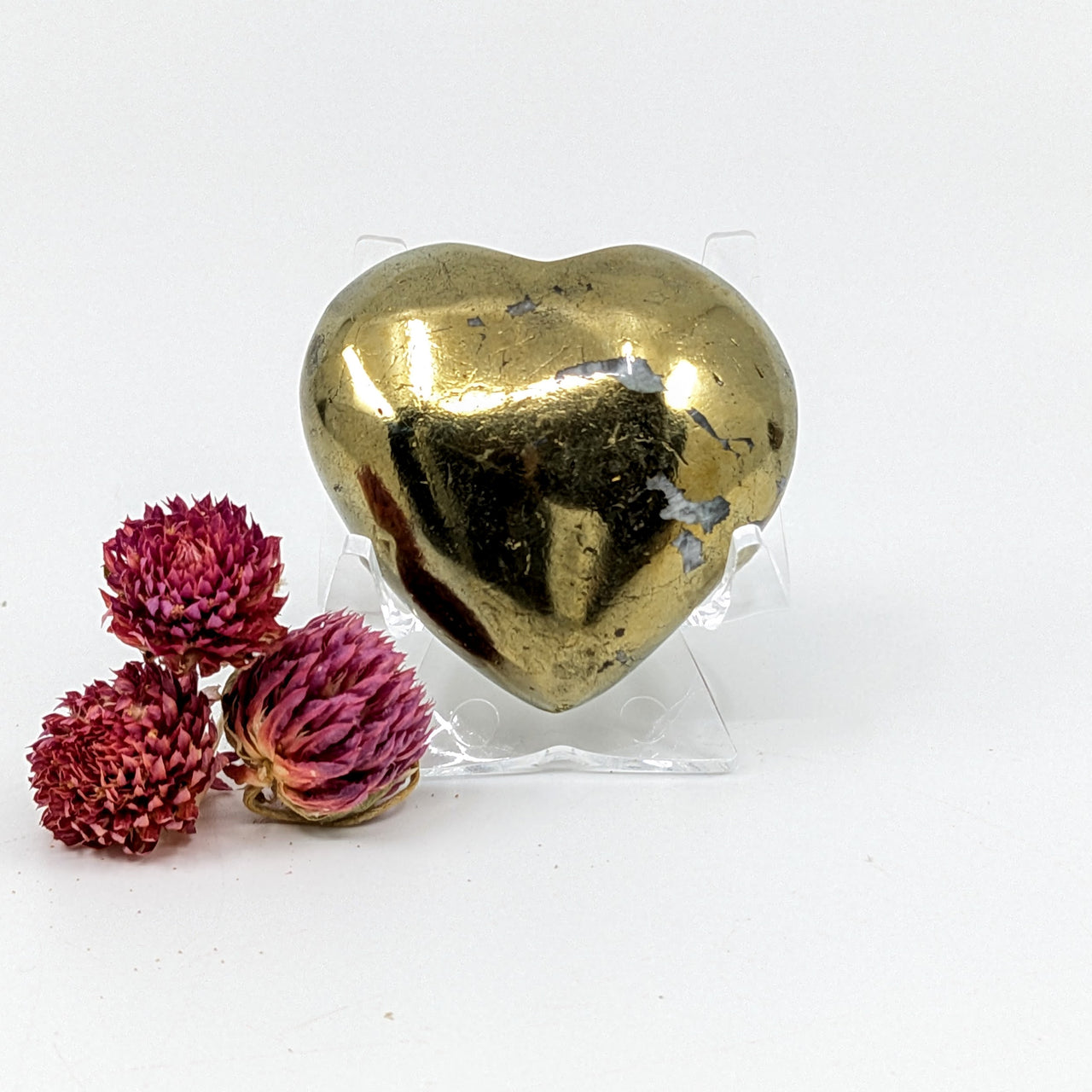 Chalcopyrite 1.7" Heart #LV6072