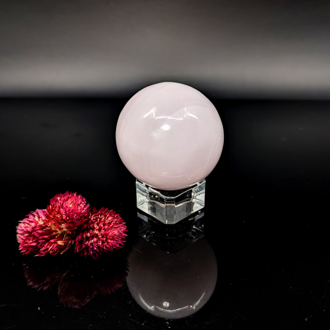 Pink Calcite 1.7" Sphere #LV6144