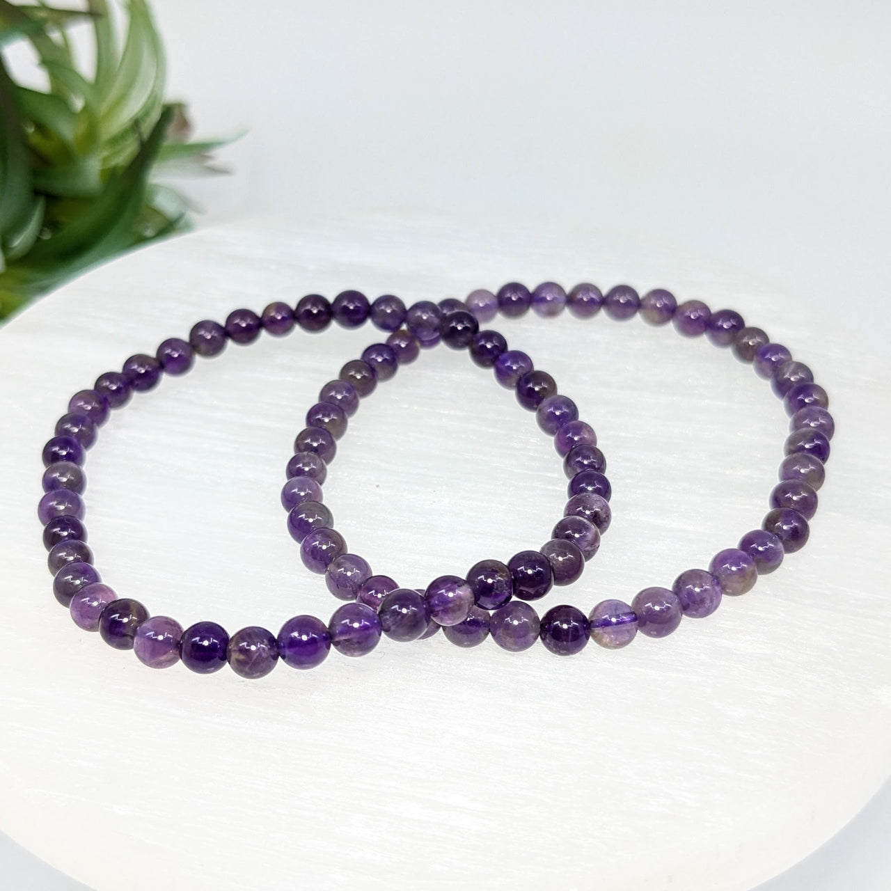 Amethyst 4mm Bracelet #LV6273