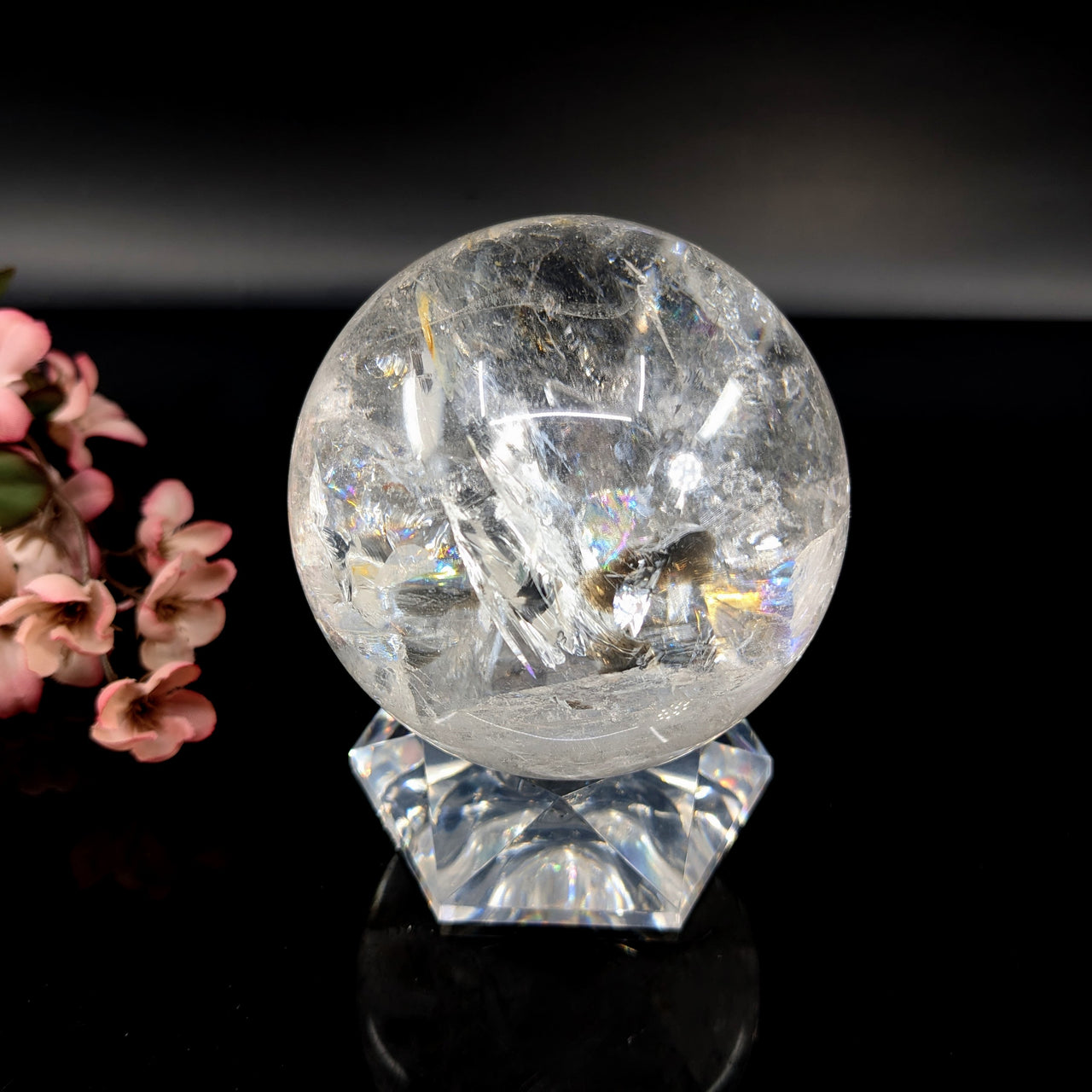 Lemurian Quartz 3.2" Sphere #LV6431