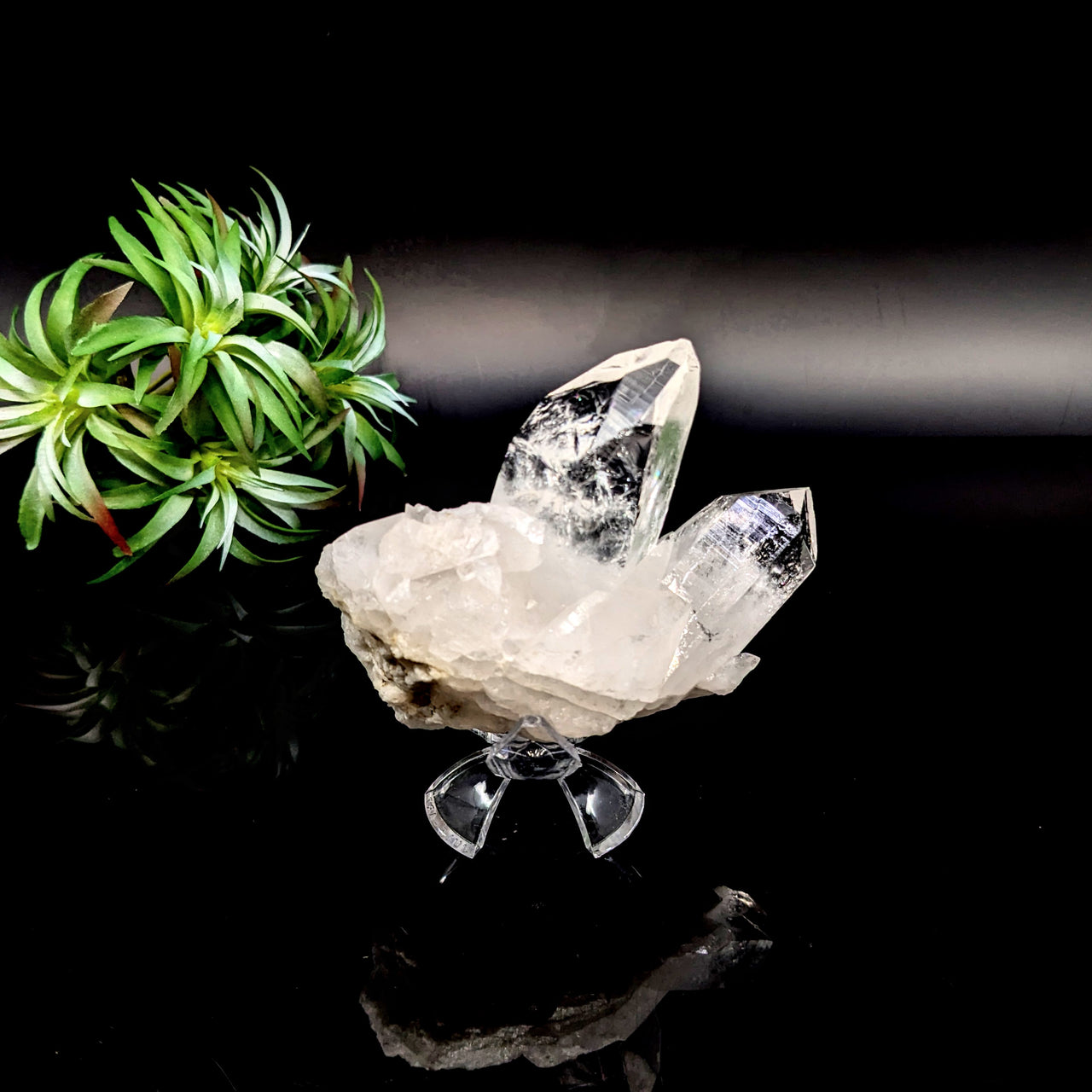 Clear Quartz 3.8" Natural Cluster #LV6467