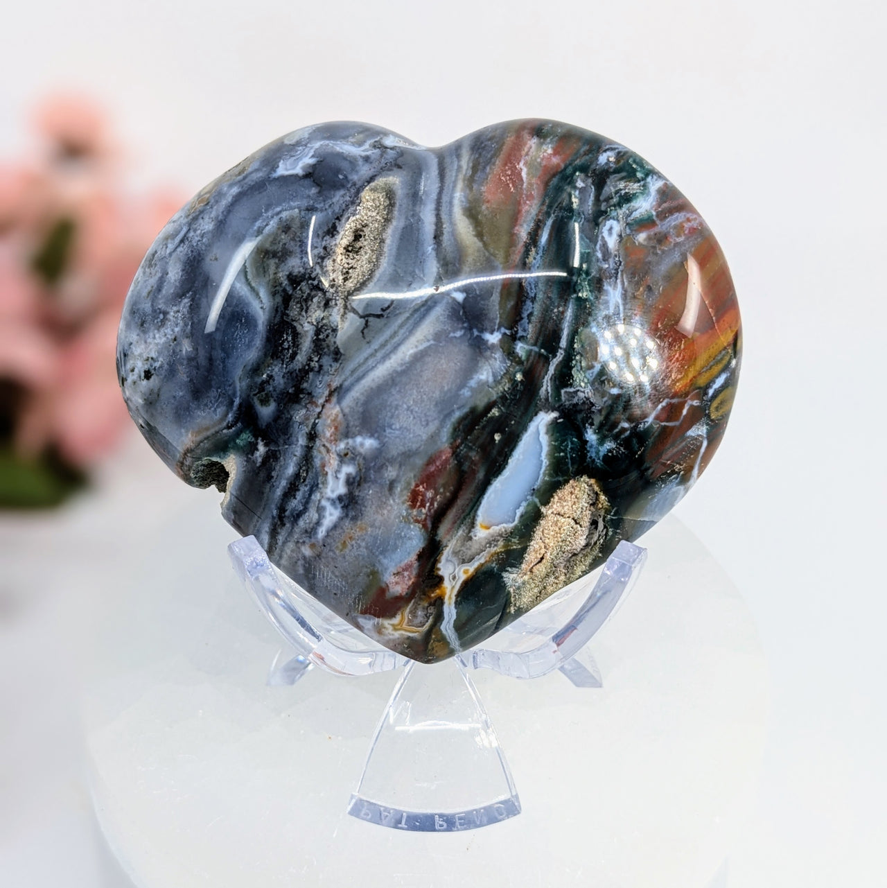 Ocean Jasper 3" Heart #LV6573