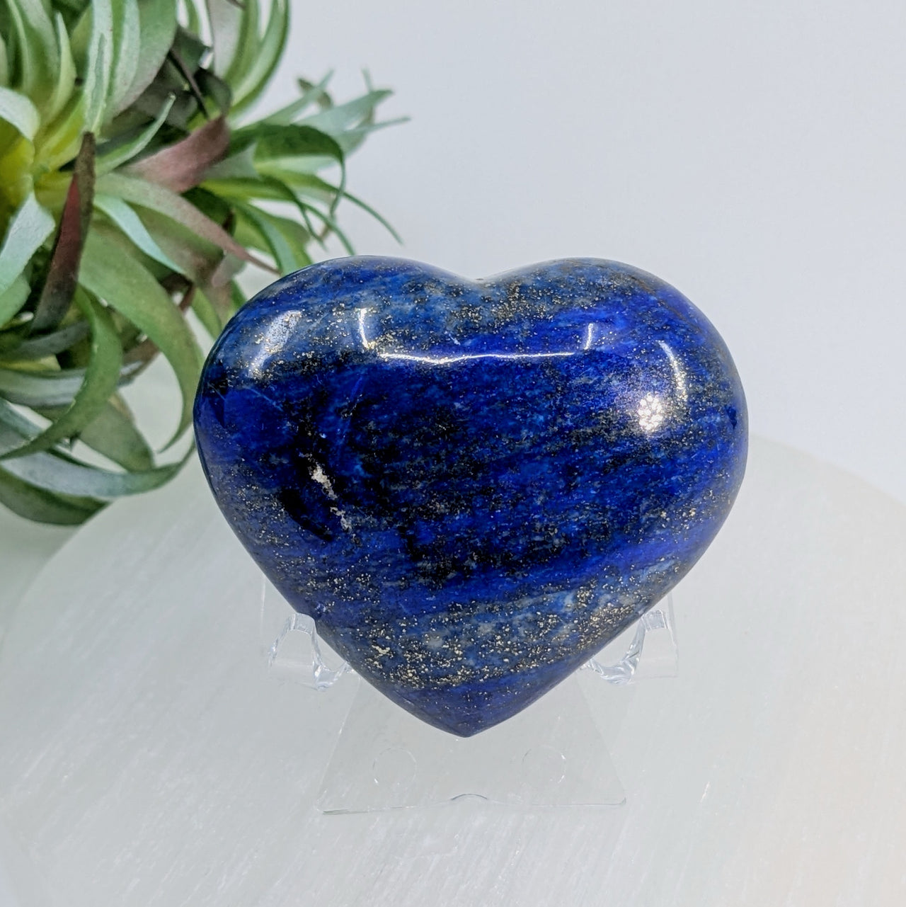 Lapis Lazuli 2.1" Puffy Heart #LV6739