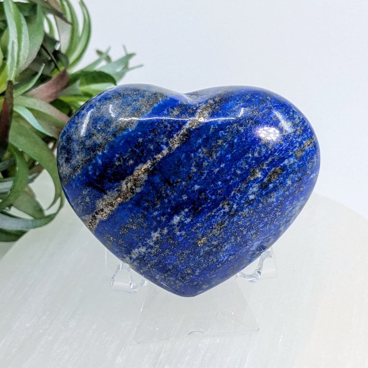 Lapis Lazuli 2.5" Puffy Heart #LV6740