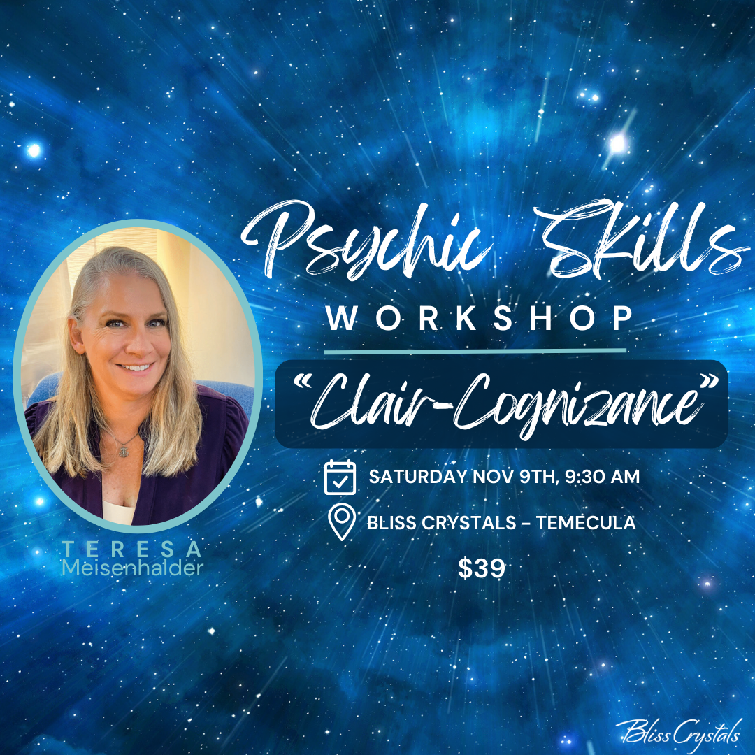 Psychic Skills Workshop  "Clair-Cognizance" (Clear Knowing) with Teresa