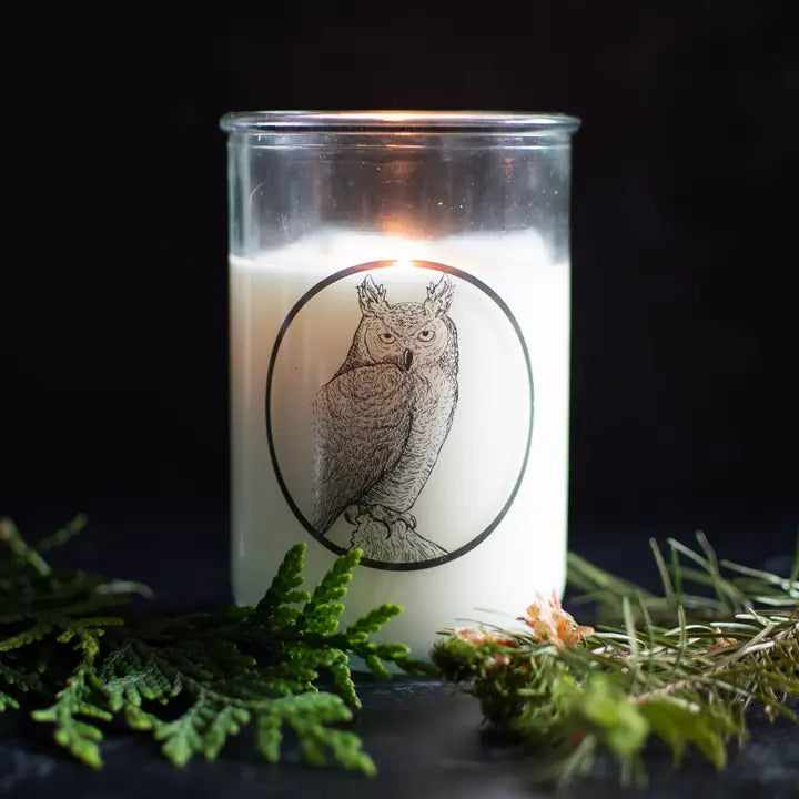 Soy Candle with Cotton Wick - the White Lodge & Hermitage #Q413