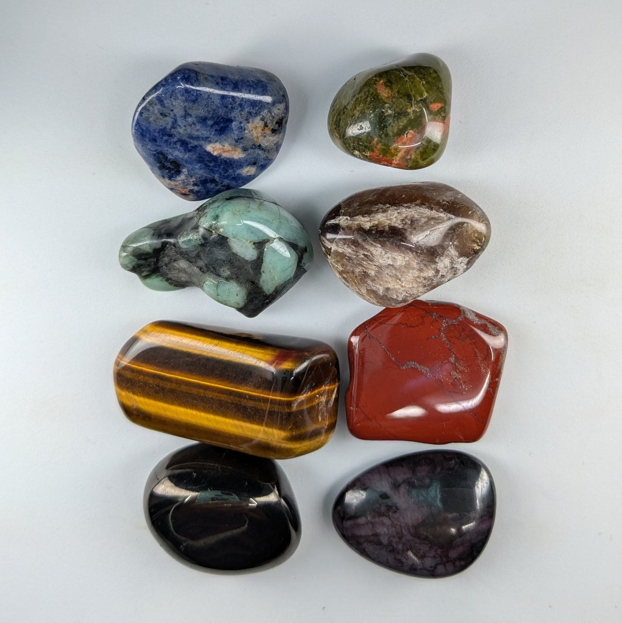 Power Crystals for Students Set of 8 Tumbled Stones #K215