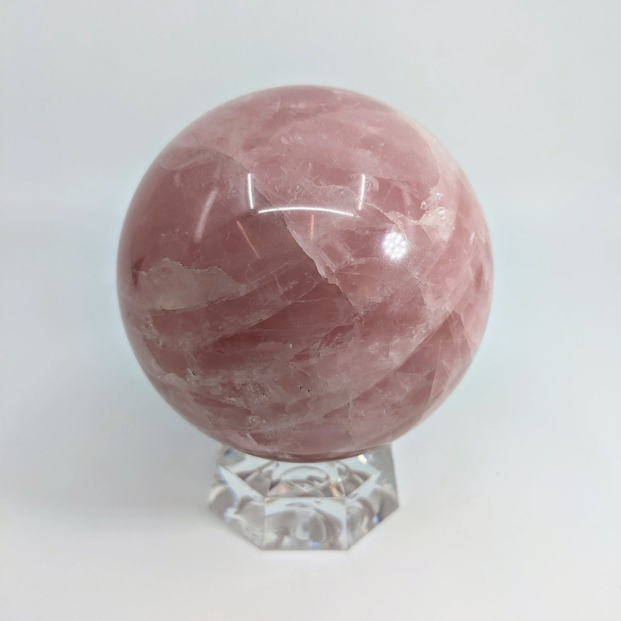 Rose Quartz Sphere 3.5" #S052