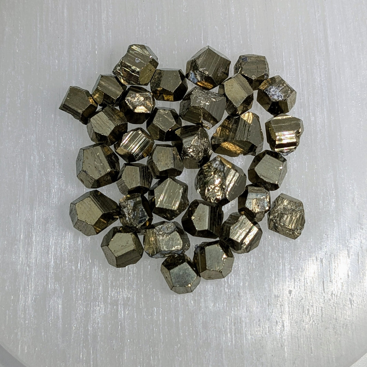 Pyrite Mini Nugget Natural Geometric Shape #R201