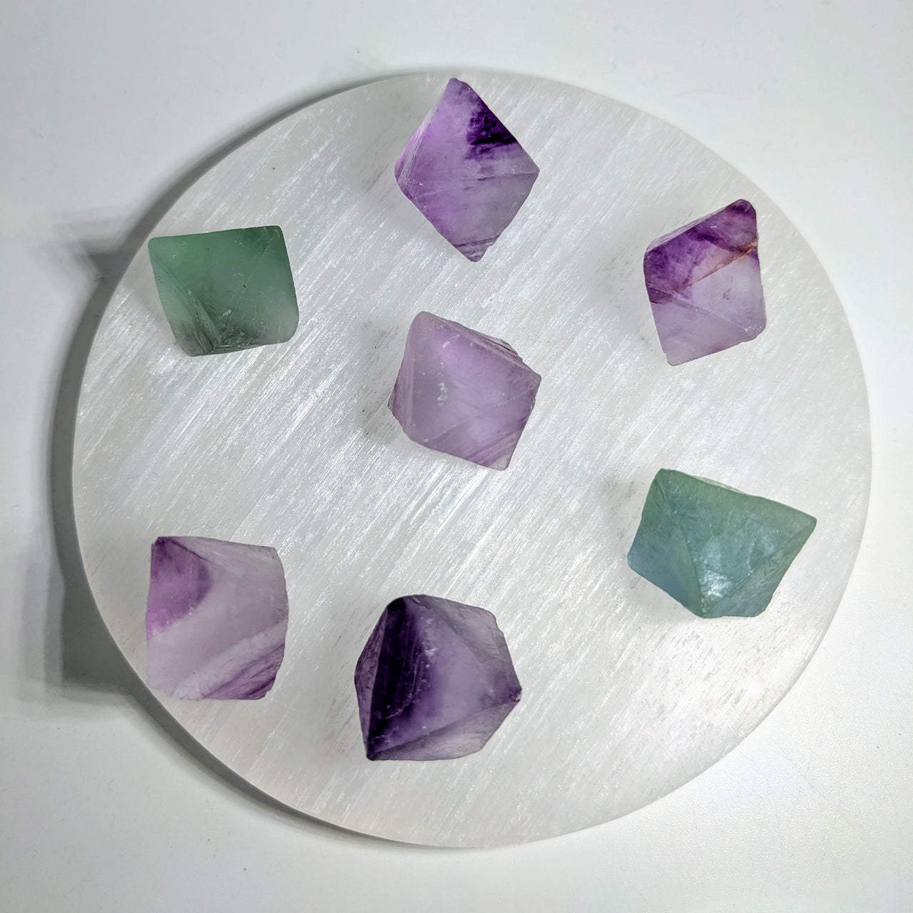 Fluorite Octahedron Choose Size #R180