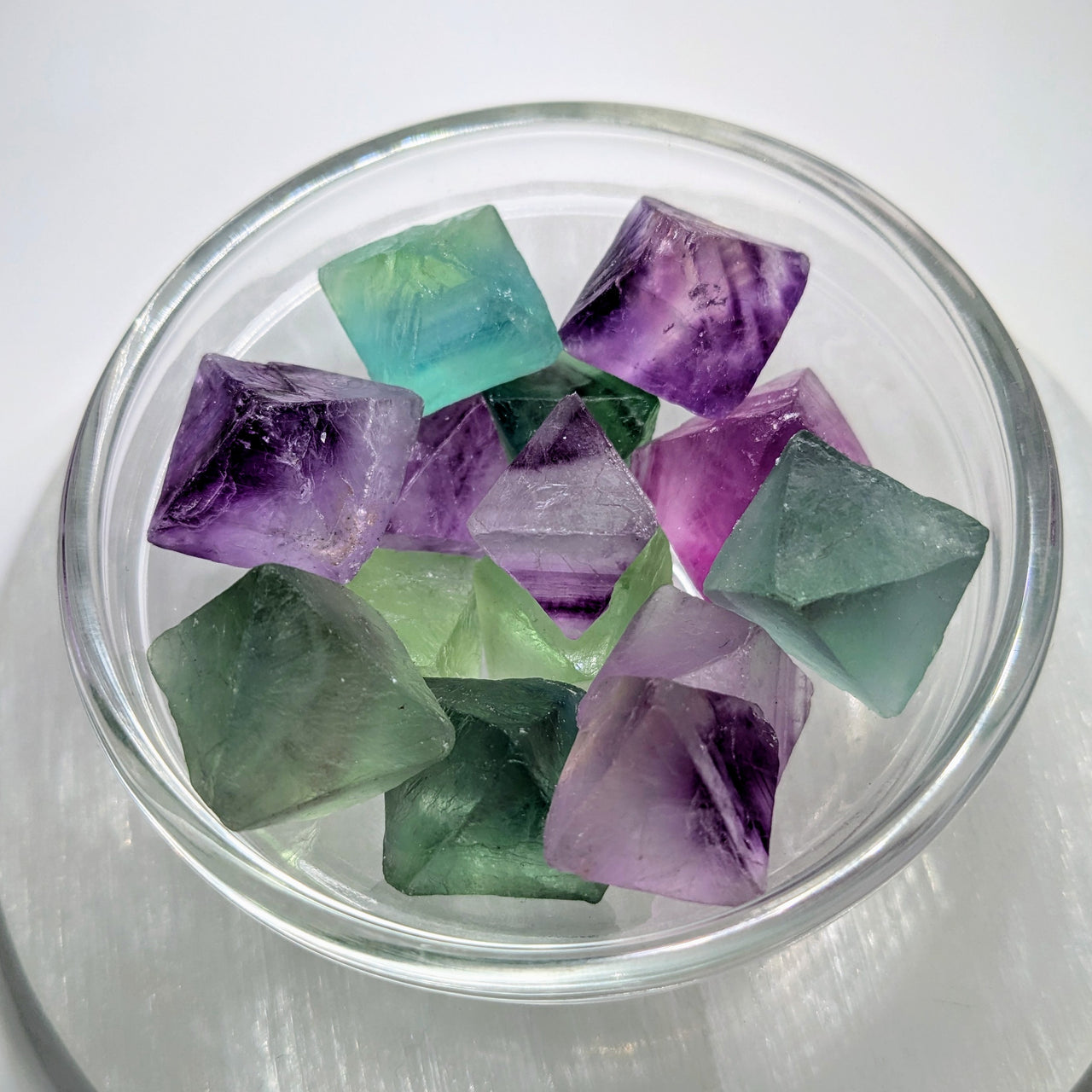 Fluorite Octahedron Choose Size #R180