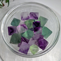 Thumbnail for Fluorite Octahedron Choose Size #R180