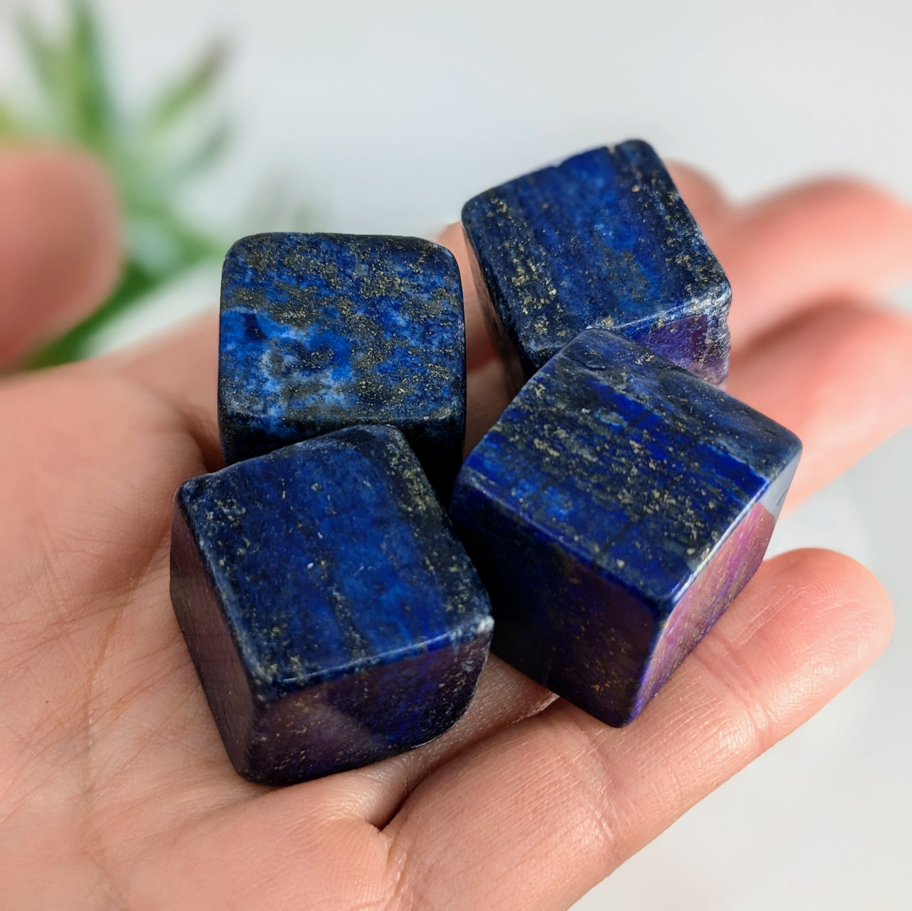 Lapis Cube Polished Mini  #LV6090