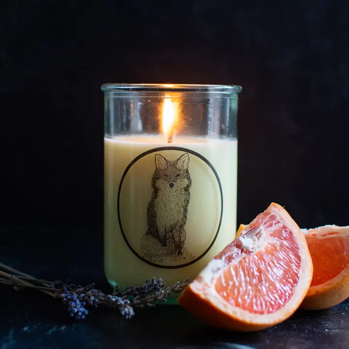 Soy Candle with Cotton Wick - the White Lodge & Hermitage #Q413