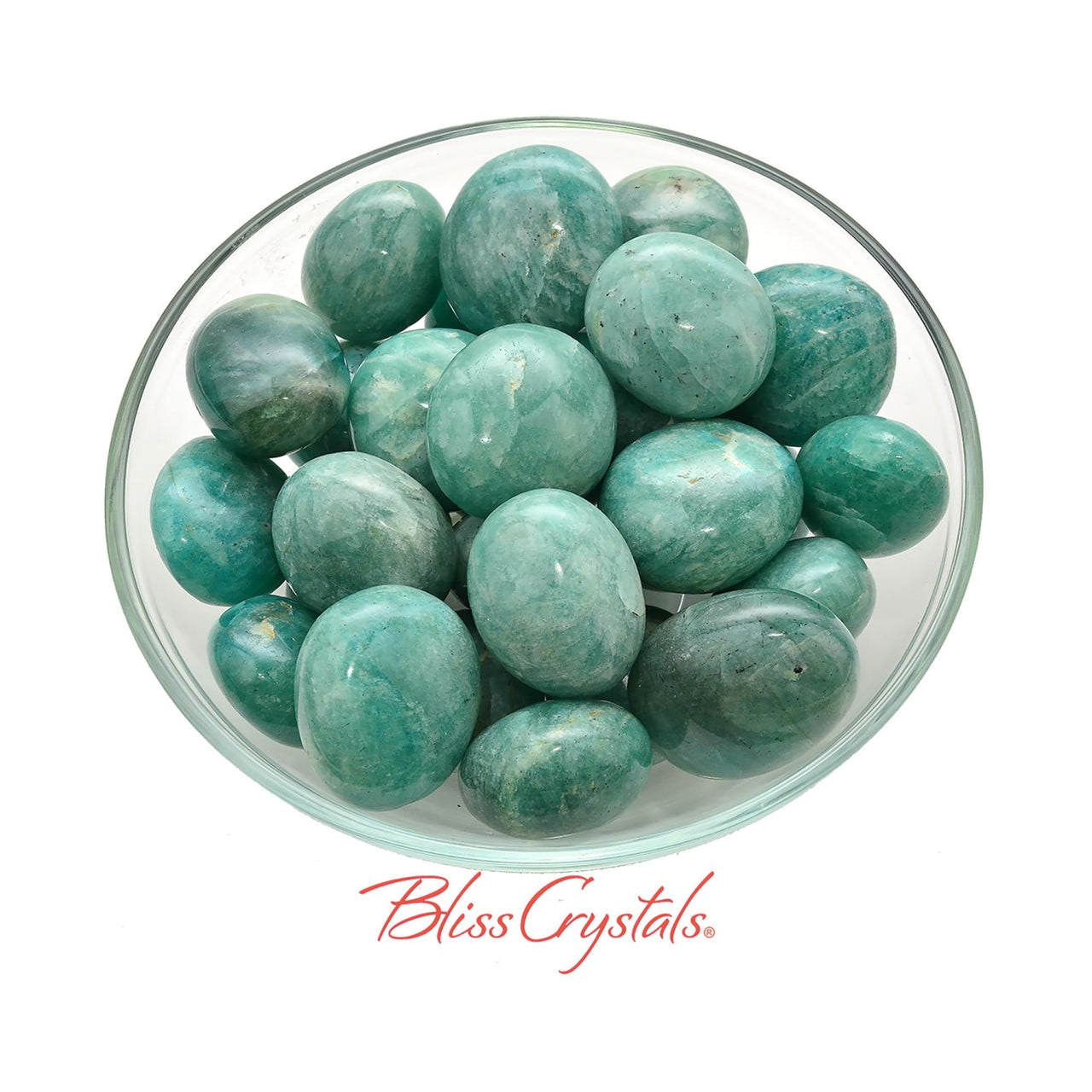 1 AMAZONITE Pebble Stone Medium Size Healing Crystal and 