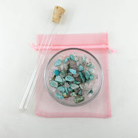 Thumbnail for Cooling Mix Amazonite + Rose Quartz Mini Stones w/ Bag & 