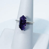 Thumbnail for Amethyst Double Terminated Ring.925 Sterling Silver Sizes 