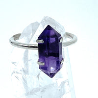 Thumbnail for Amethyst Double Terminated Ring.925 Sterling Silver Sizes 