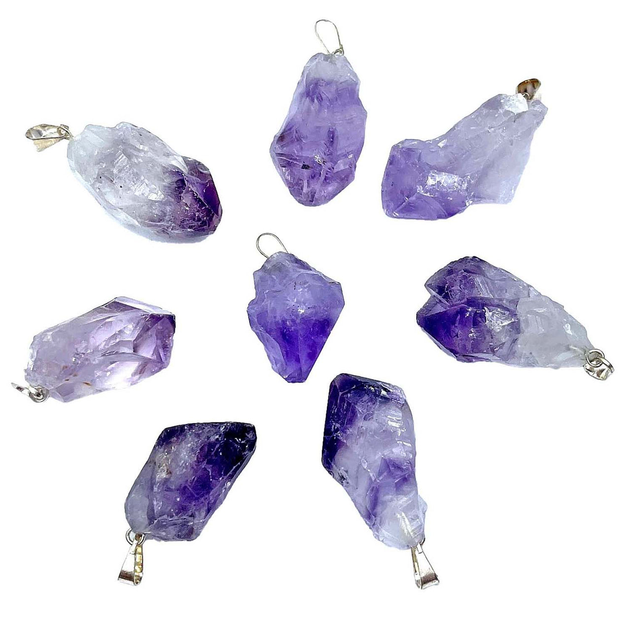 Amethyst Rough Point Pendant (7.2g) #SK3146