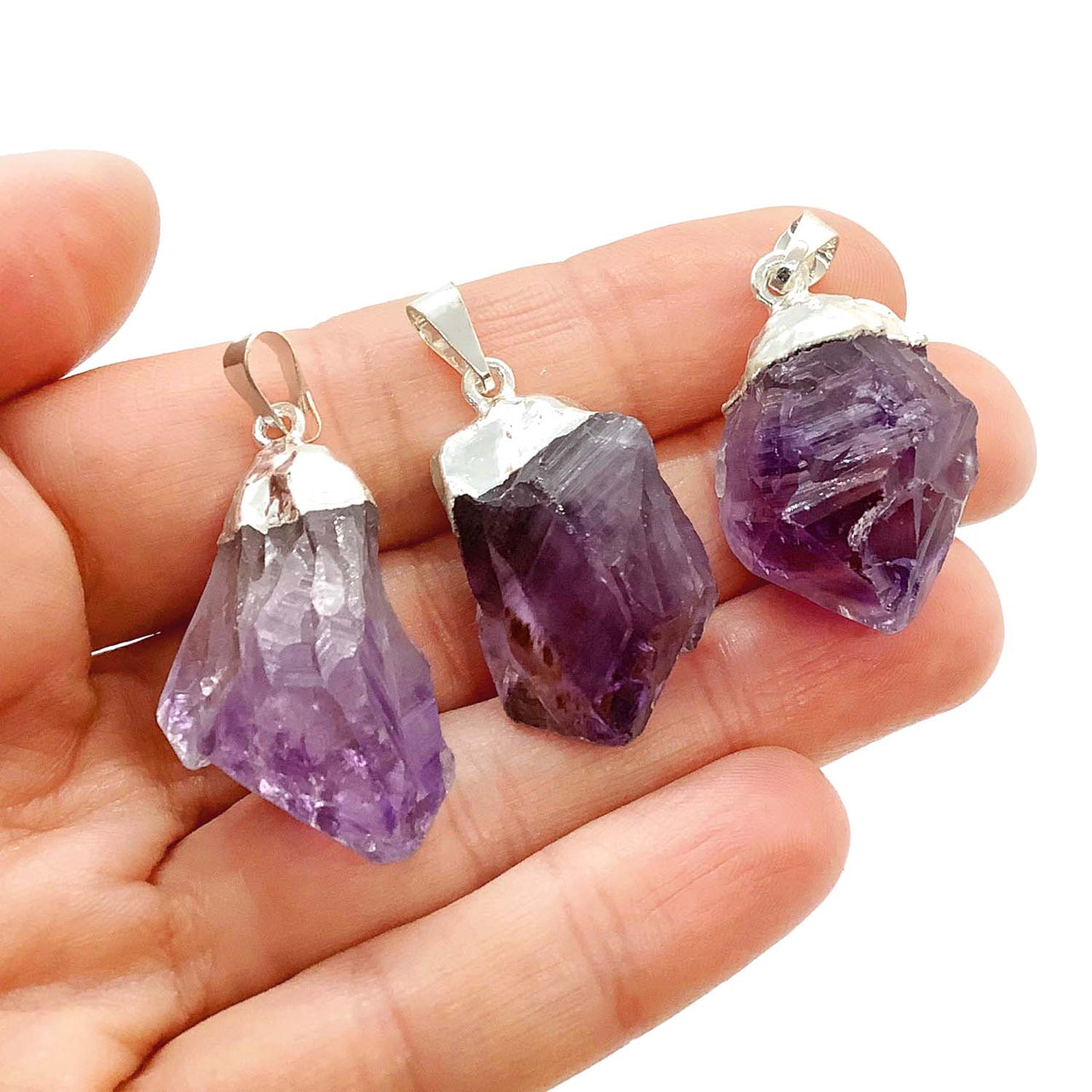 Amethyst Rough Point Pendant (approx. 1oz) #SK3963