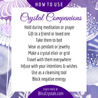 Thumbnail for Anxiety Self Help Natural Healing Crystal Companion Set w 