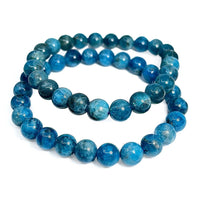 Thumbnail for Apatite 7mm Round Bead Bracelet #SK7097