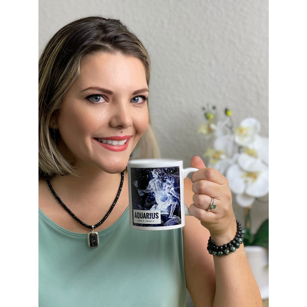 Aquarius Zodiac Mug Gift Boxed #C111 - $28