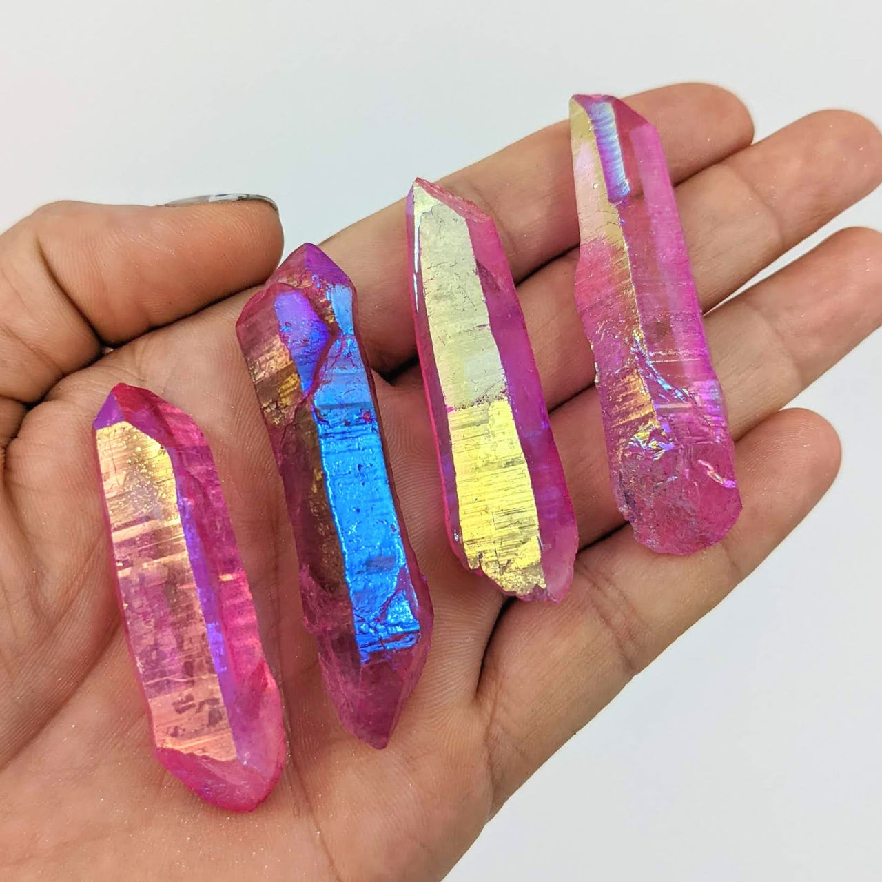 1 Aura Quartz Rough Point #SK7798 - $26