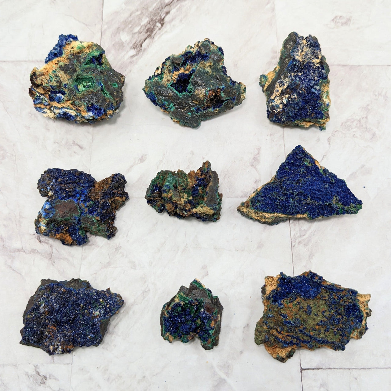 Azurite Rough Stones.