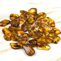 Thumbnail for 1 Baltic Amber AAA Tumbled Smooth Stone #BA001 - $12