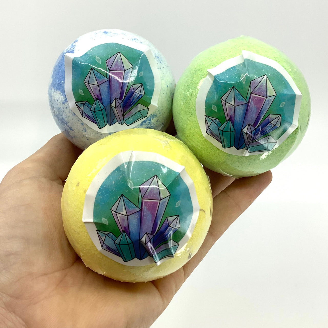 1 Crystal & Essential Oil Bath Bomb #SK1100 - $15