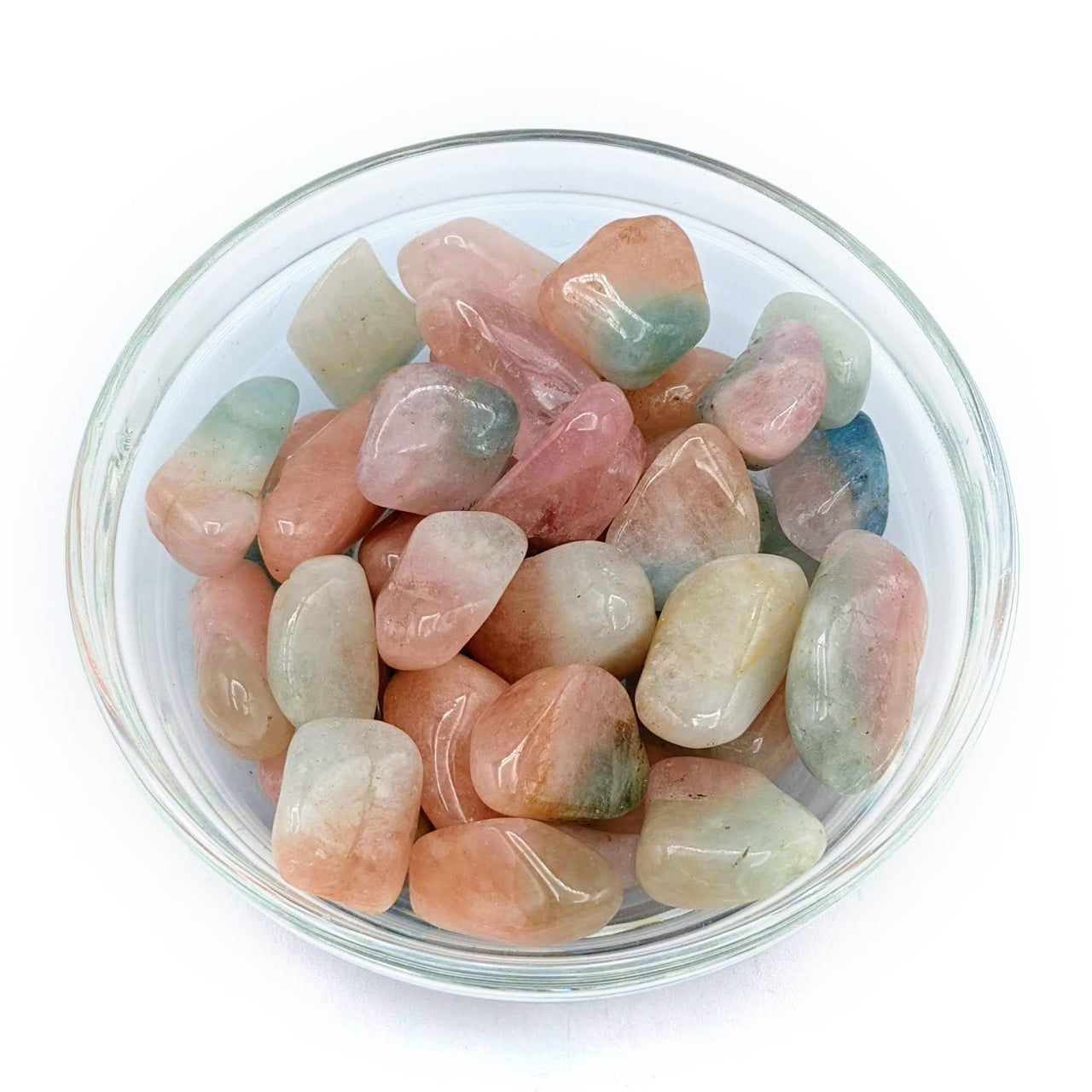 14gm BiColor Morganite Grade AA Tumbled (14g) #SK5134