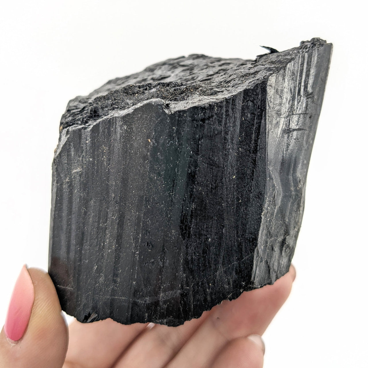 Black Tourmaline Rough Specimen (583g) #SK6829