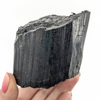 Thumbnail for Black Tourmaline Rough Specimen (583g) #SK6829