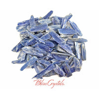 Thumbnail for 1/4 lb BLUE KYANITE Rough Blades SMALL Mixed Sizes (approx 