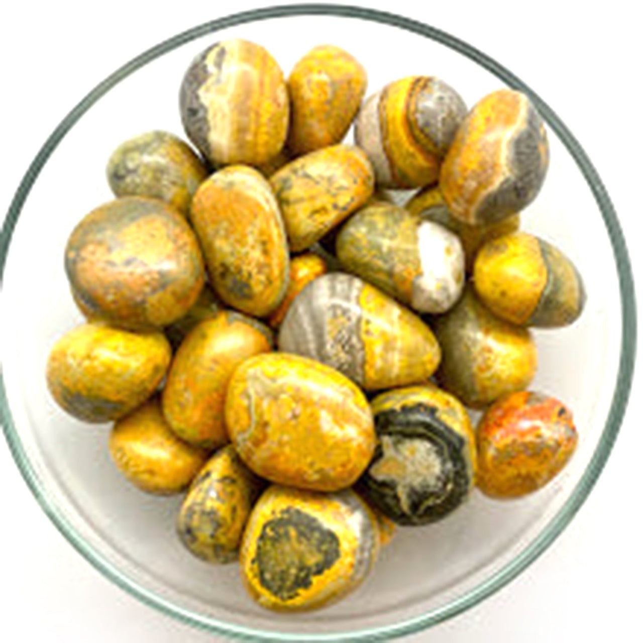 1 Bumblebee Jasper Tumbled Stone #SK6466