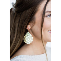 Thumbnail for Close-up of a woman wearing Camilla Pendant Earrings #LV3827