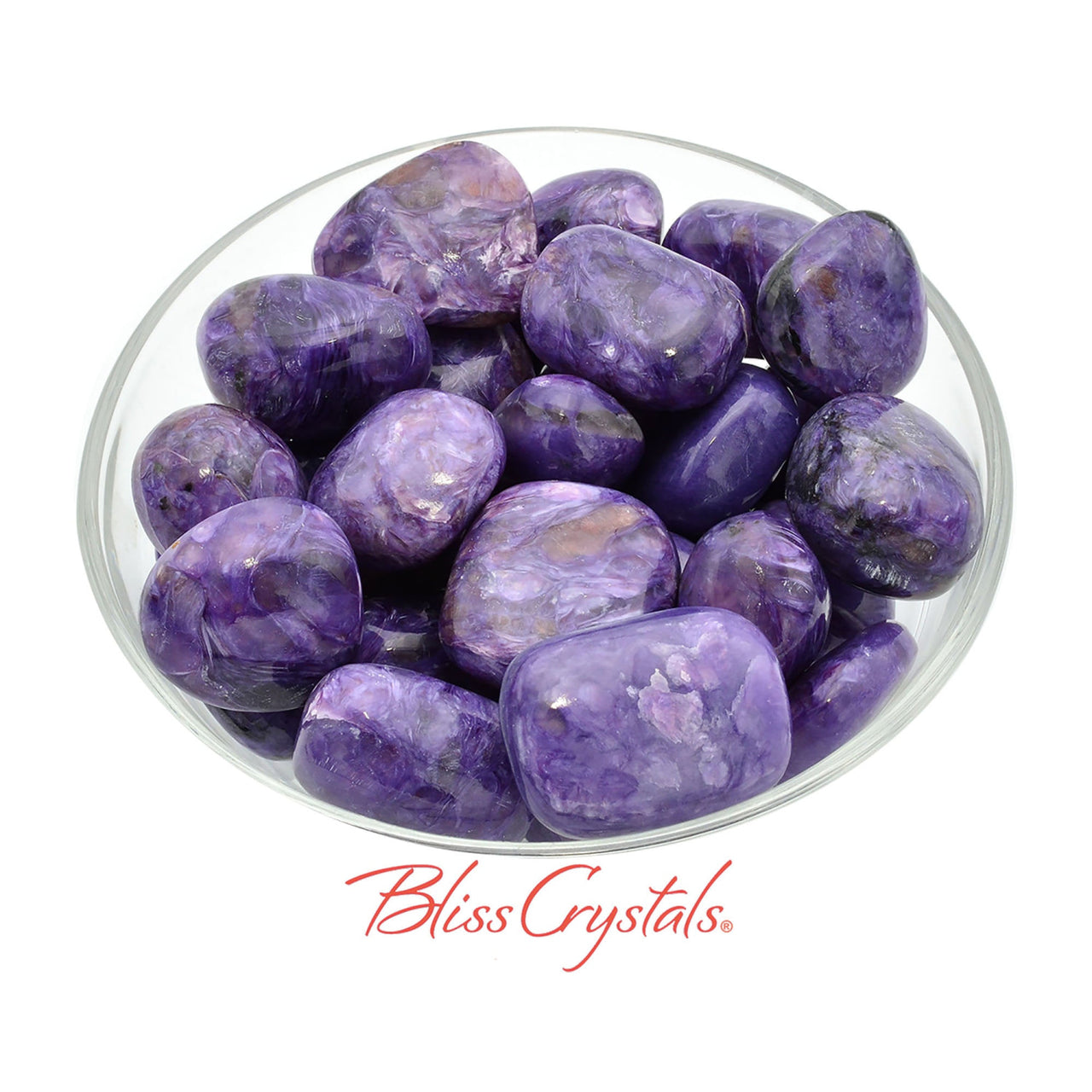 1 CHAROITE Tumbled Stone Rare Grade A Healing Crystal and 