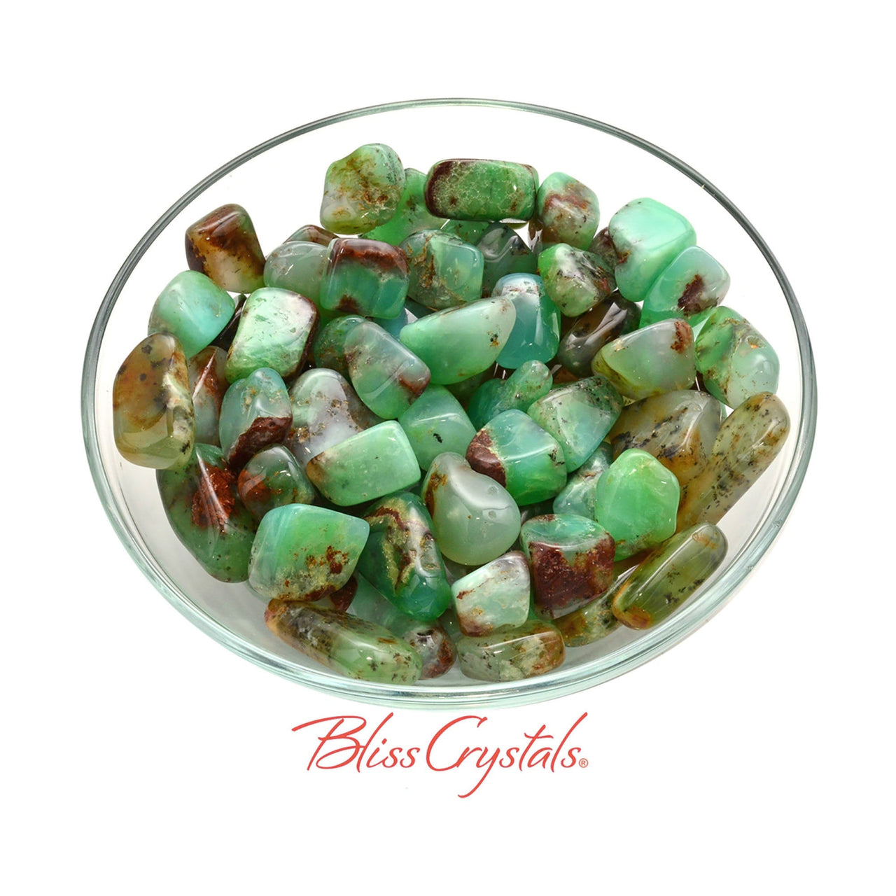 1 CHRYSOPRASE Medium Tumbled Stone Green Crystal for 