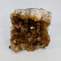 Thumbnail for Citrine Fire & Ice Rough Geode #LV4658 - Brown & White Quartz Crystal