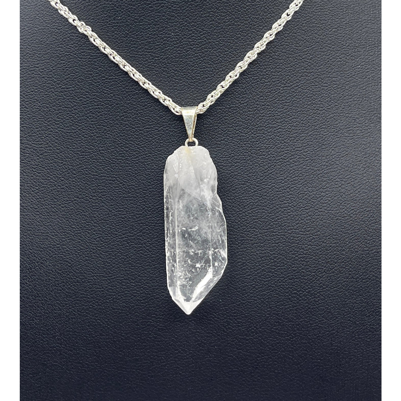 Clear Quartz Rough Pendant (15g) #LV0721 - $6