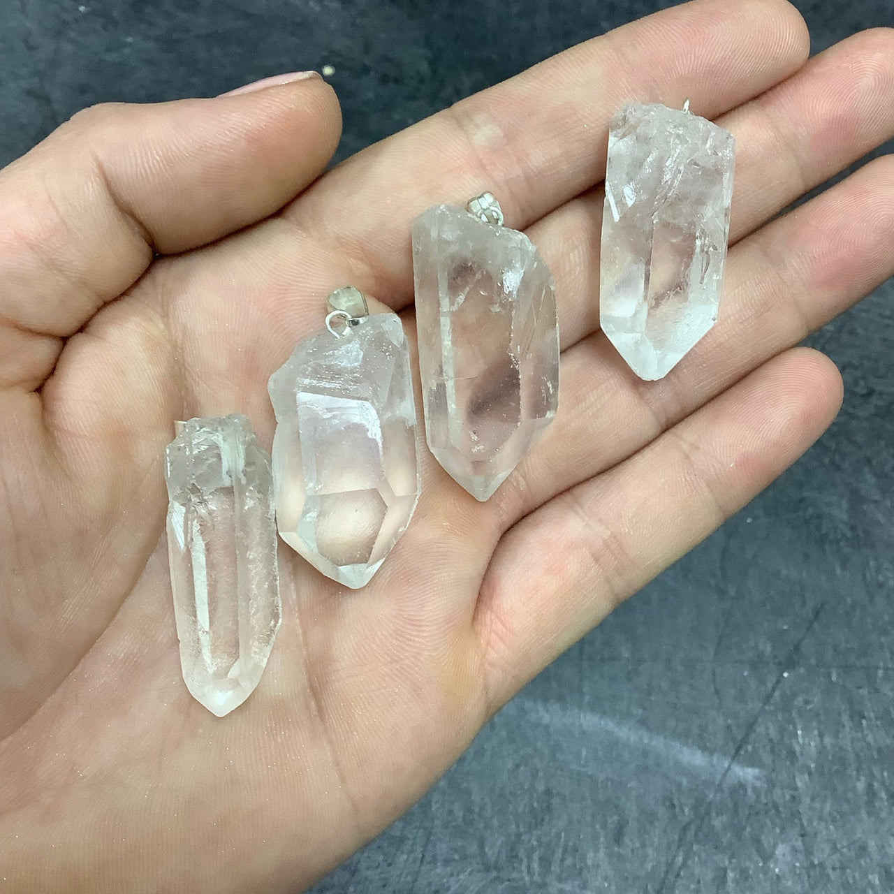 Clear Quartz Rough Pendant (15g) #LV0721